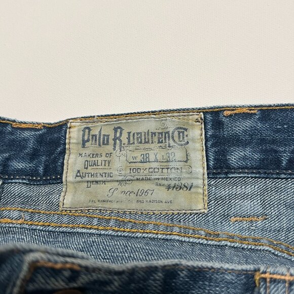 Polo Ralph Lauren Jeans Denim Blue Straight Leg Casual Men's size 38x32 - Picture 4 of 9